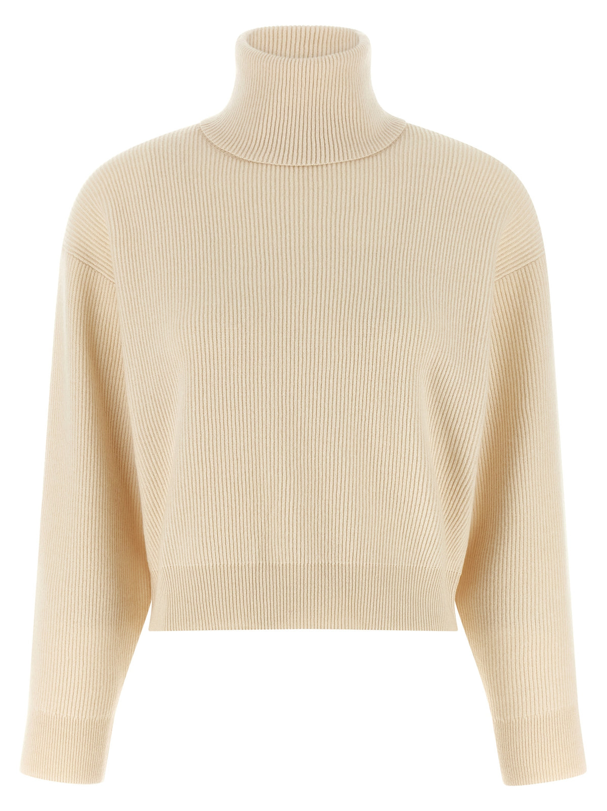 Cardigan Brunello Cucinelli en laine vierge blanche