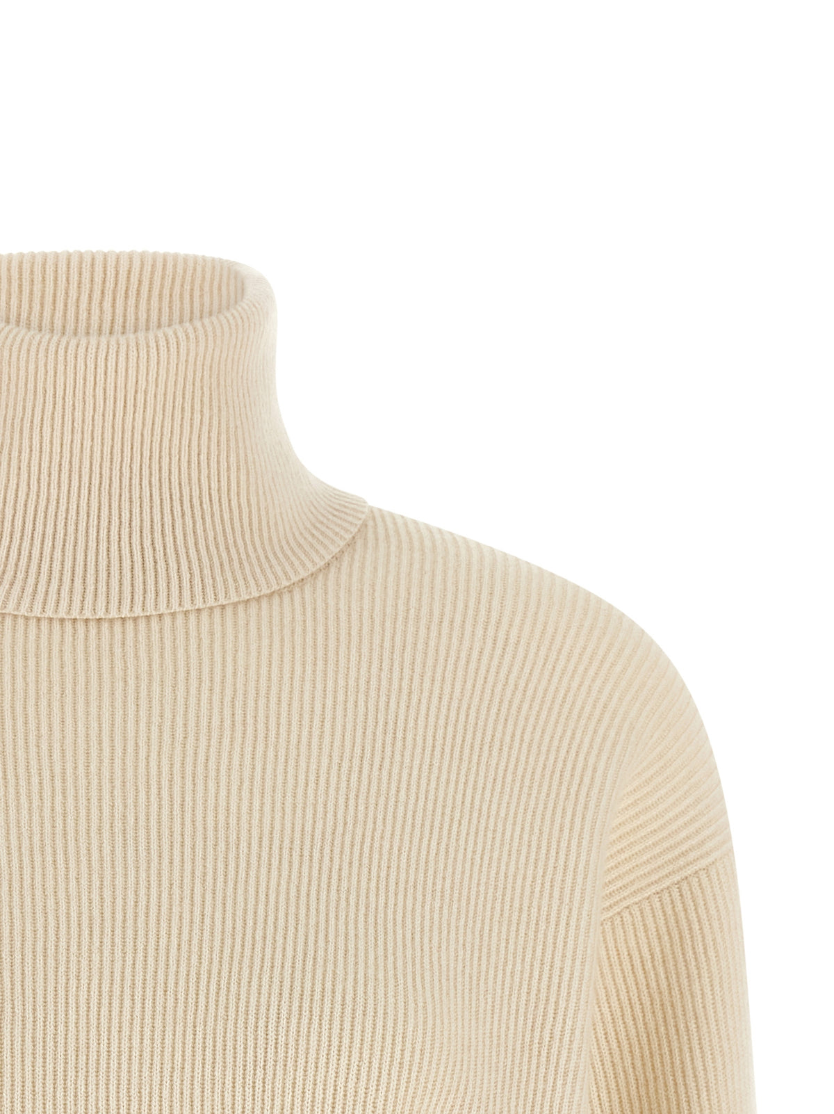 Cardigan Brunello Cucinelli en laine vierge blanche