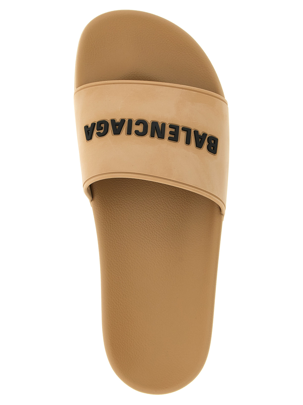 Balenciaga Beige Plastic Slides