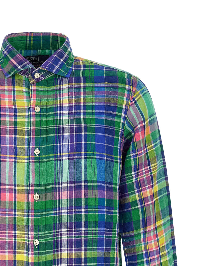 Chemisier Polo Ralph Lauren en lin multicolore