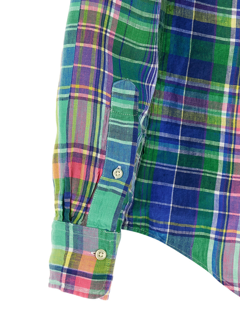 Chemisier Polo Ralph Lauren en lin multicolore