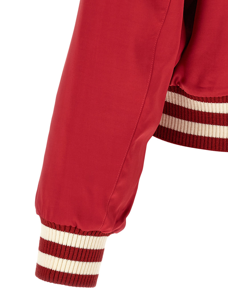 Blouson aviateur en viscose multicolore SECOND/LAYER