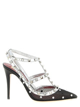 Valentino Garavani Rockstud Multicolor High Heel Pumps