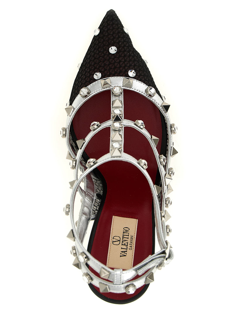 Valentino Garavani Rockstud Multicolor High Heel Pumps