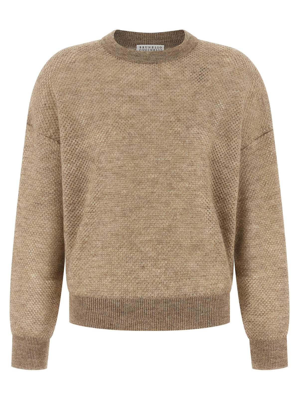 Cardigan Brunello Cucinelli en Laine Beige