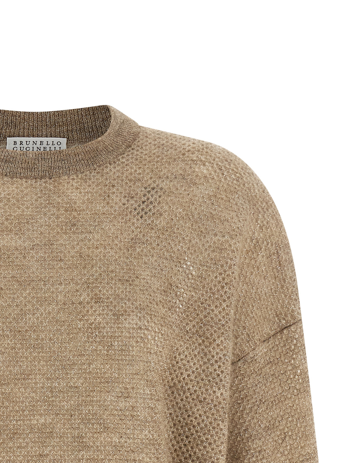 Cardigan Brunello Cucinelli en Laine Beige