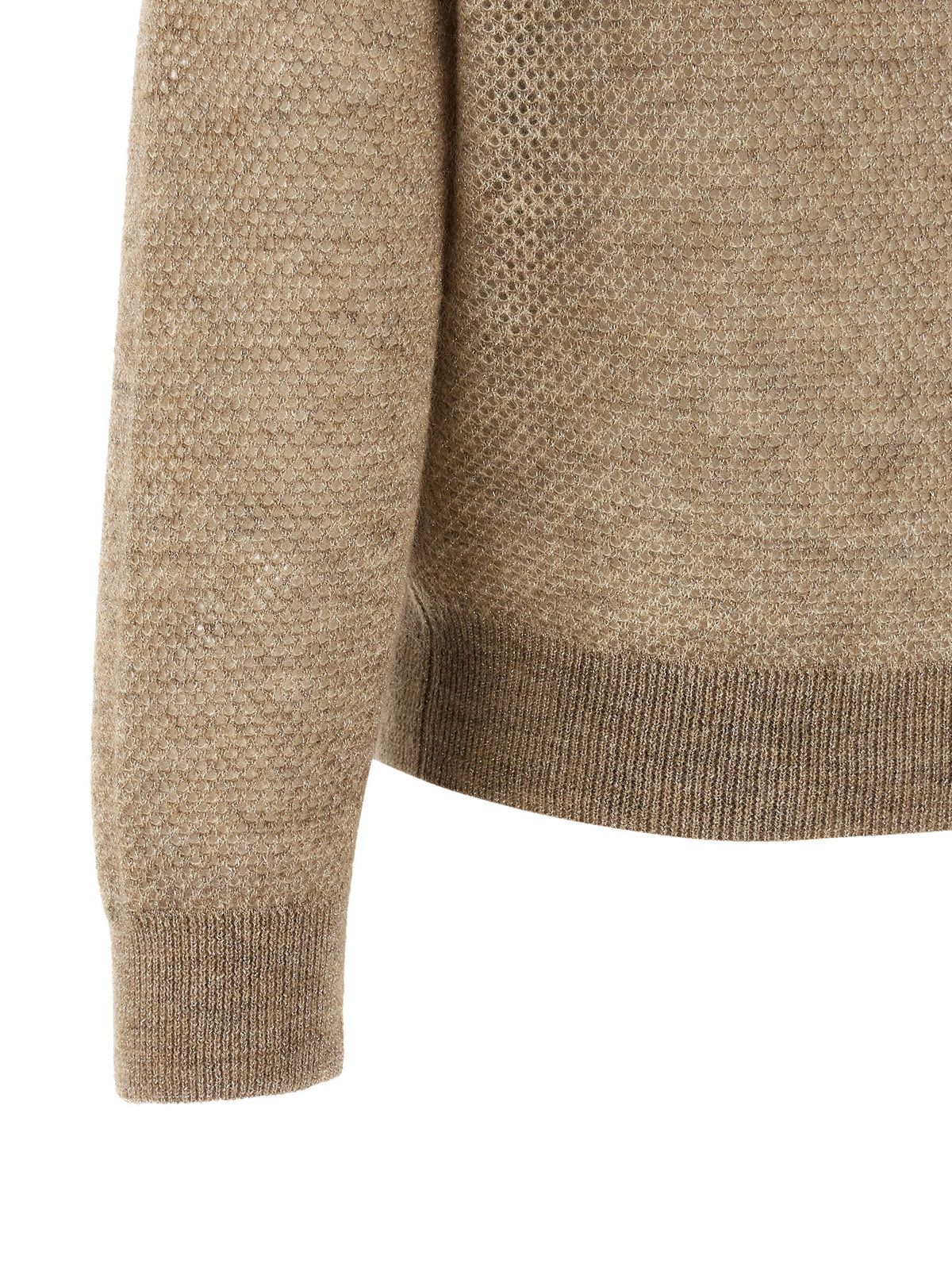 Cardigan Brunello Cucinelli en Laine Beige