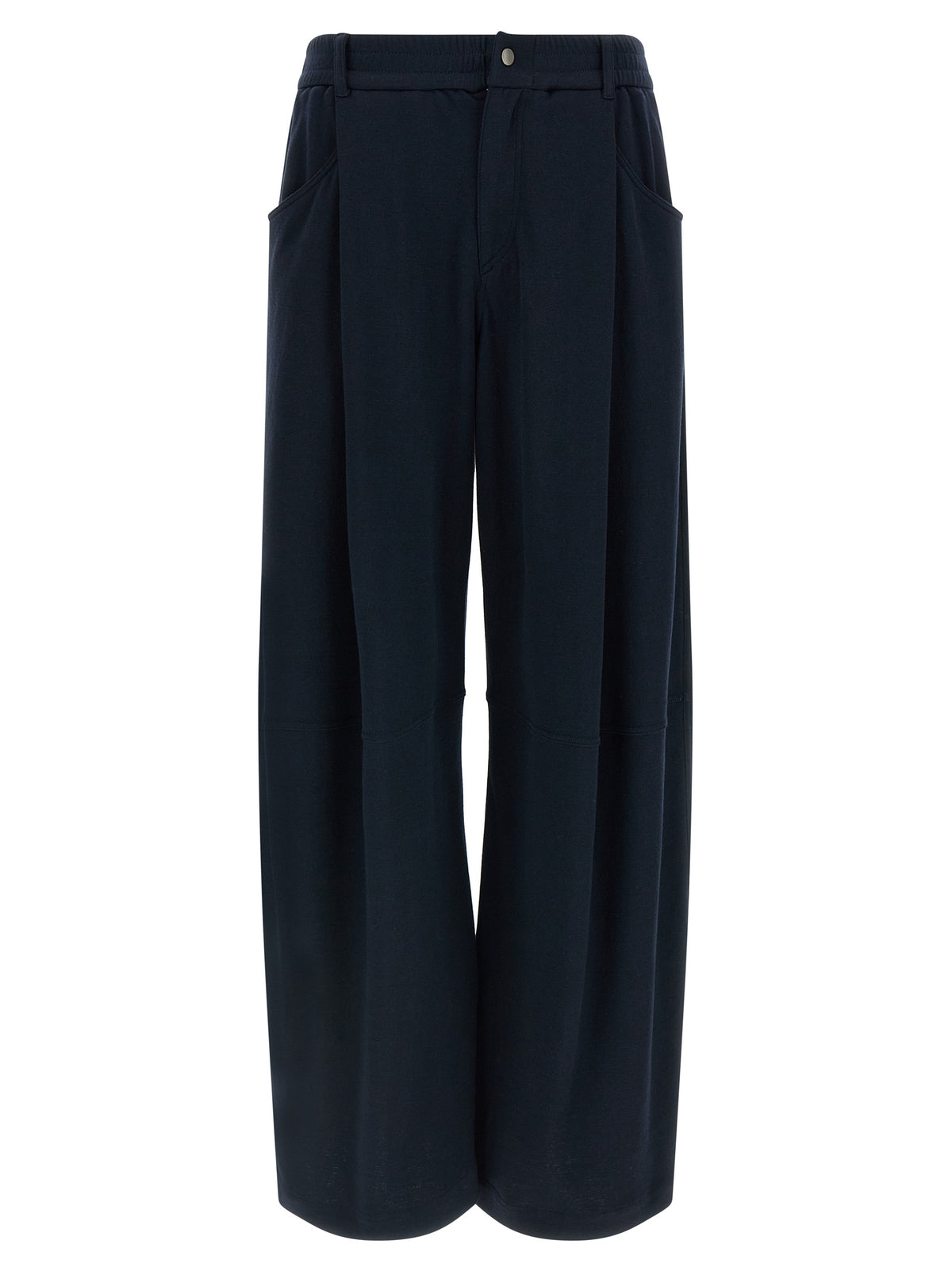 Pantalon décontracté Brunello Cucinelli en coton bleu
