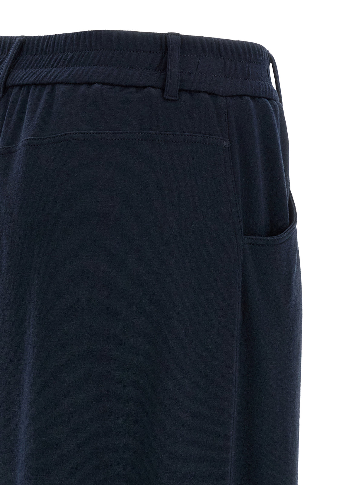 Pantalon décontracté Brunello Cucinelli en coton bleu