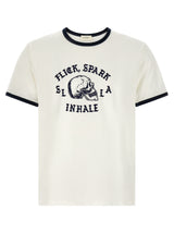 T-shirt bicolore en coton SECOND/LAYER