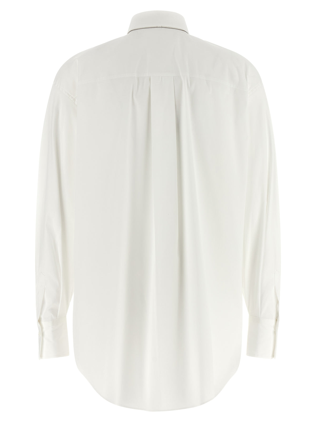 Brunello Cucinelli Blouse en Coton Blanc