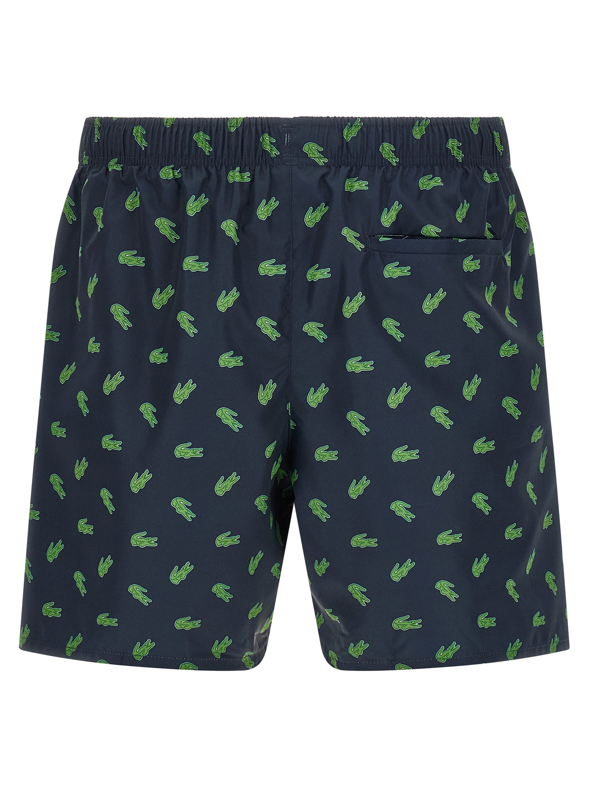 Lacoste Blue Polyester Swim Shorts for Men