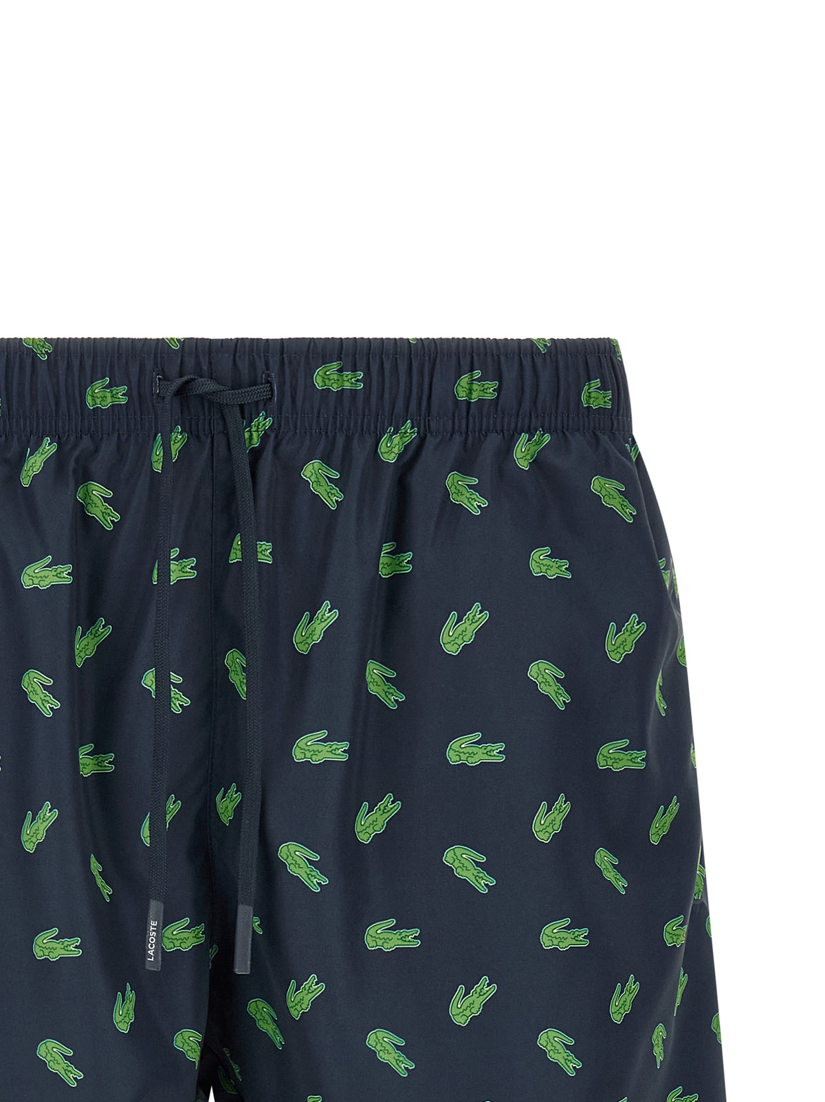 Lacoste Blue Polyester Swim Shorts for Men