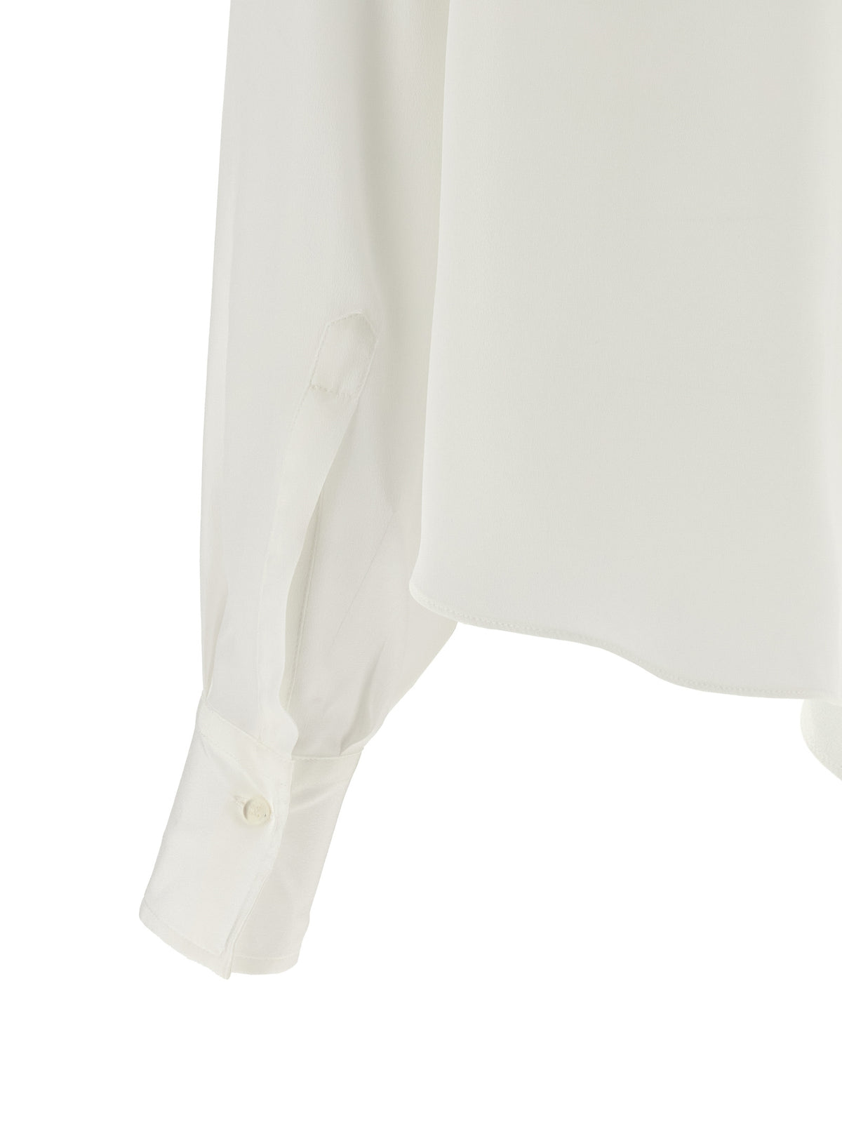 Chemisier en soie blanc Brunello Cucinelli
