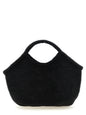 Ibeliv Black Raffia Tote Bag