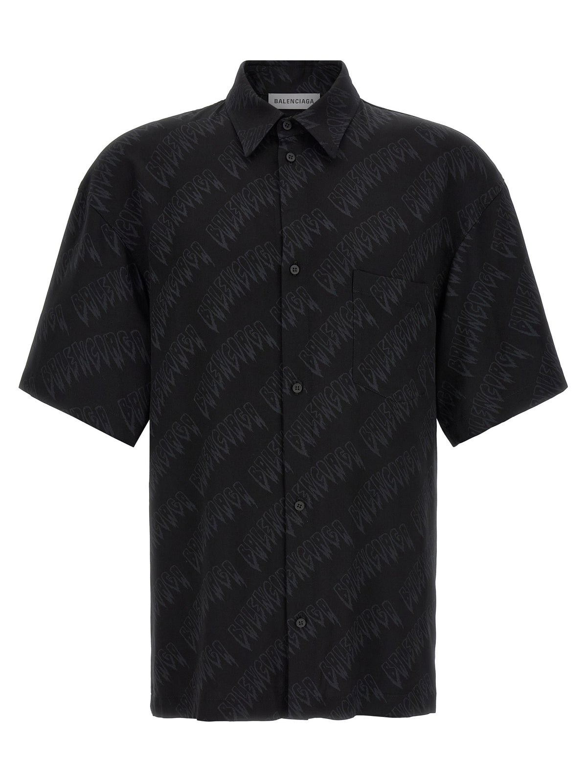 Blouse Balenciaga noire en viscose