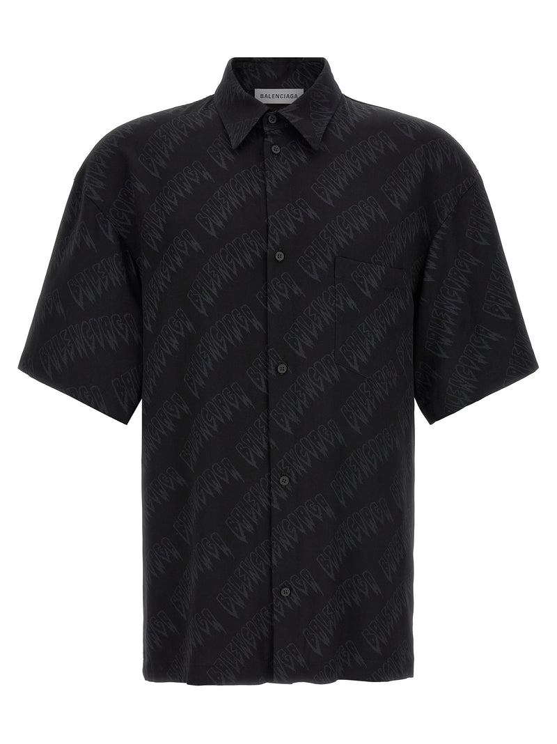 Blouse Balenciaga noire en viscose