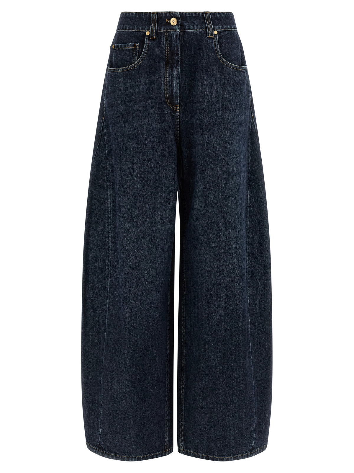 Brunello Cucinelli Jean en coton bleu Denim