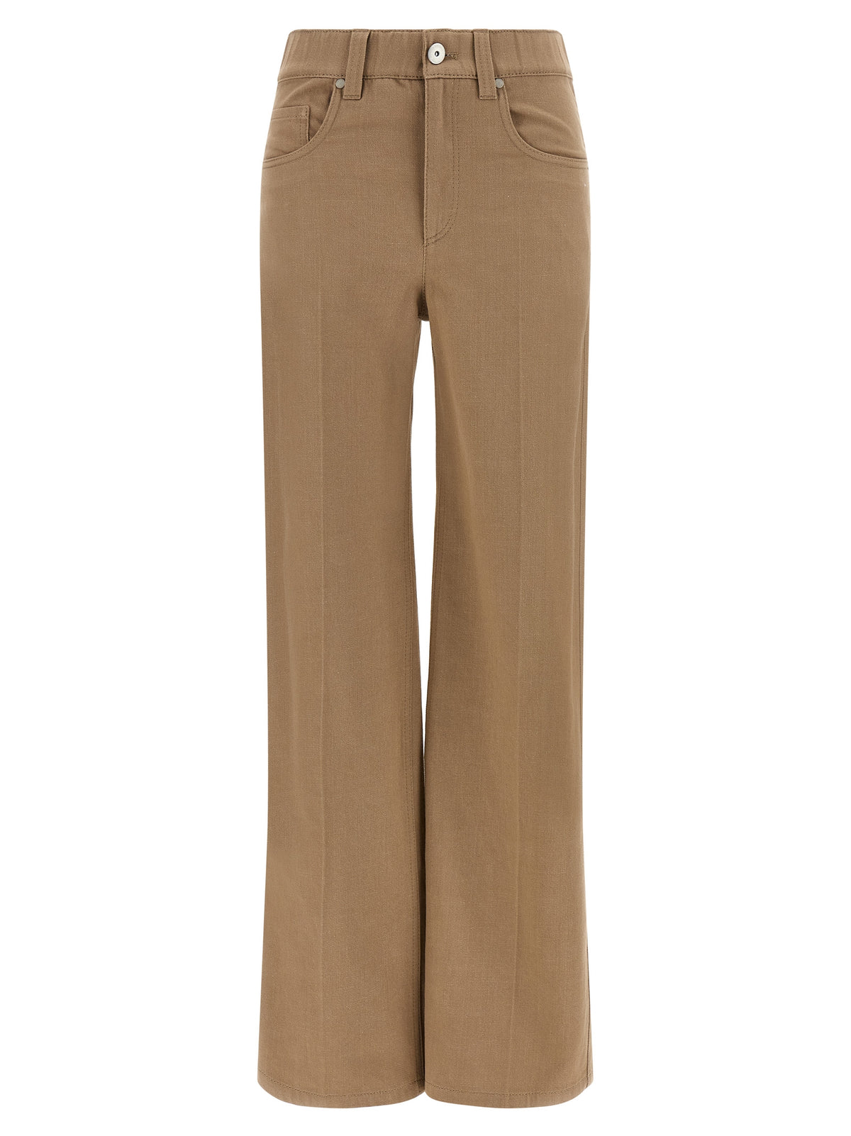 Brunello Cucinelli Jean en coton beige Denim