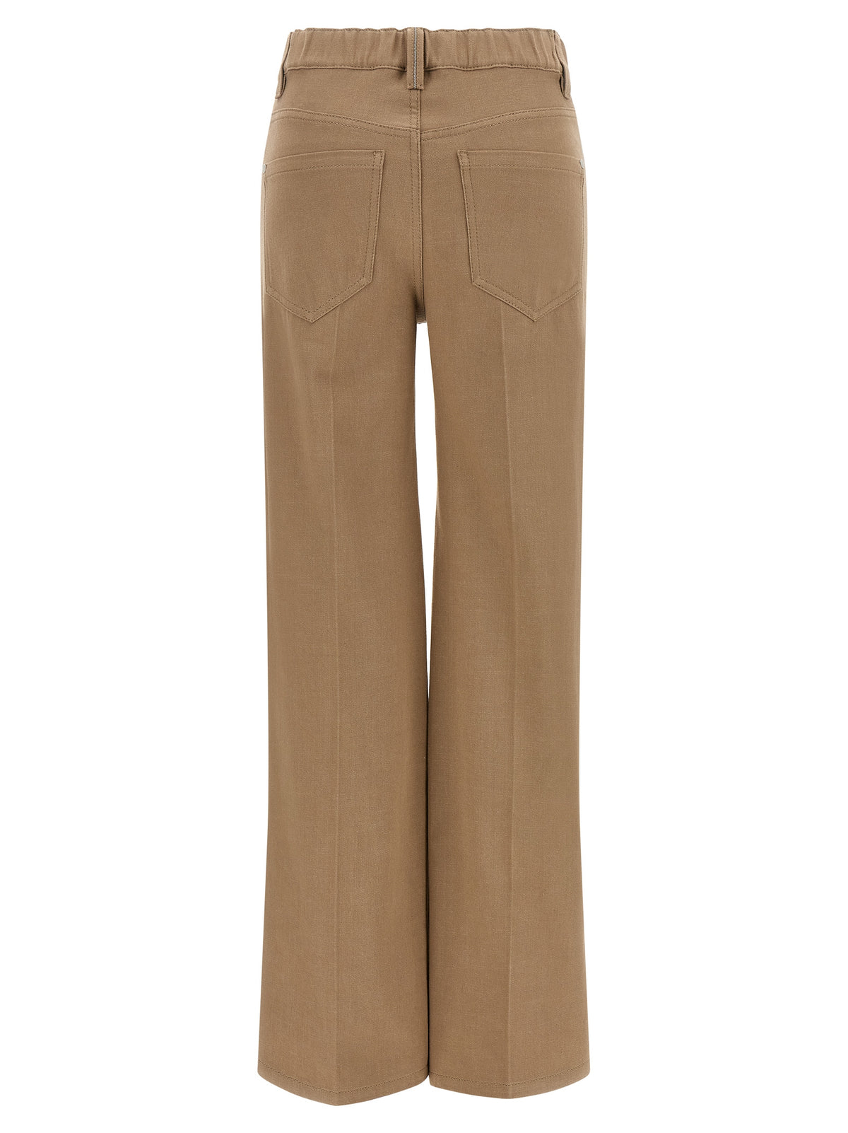 Brunello Cucinelli Jean en coton beige Denim