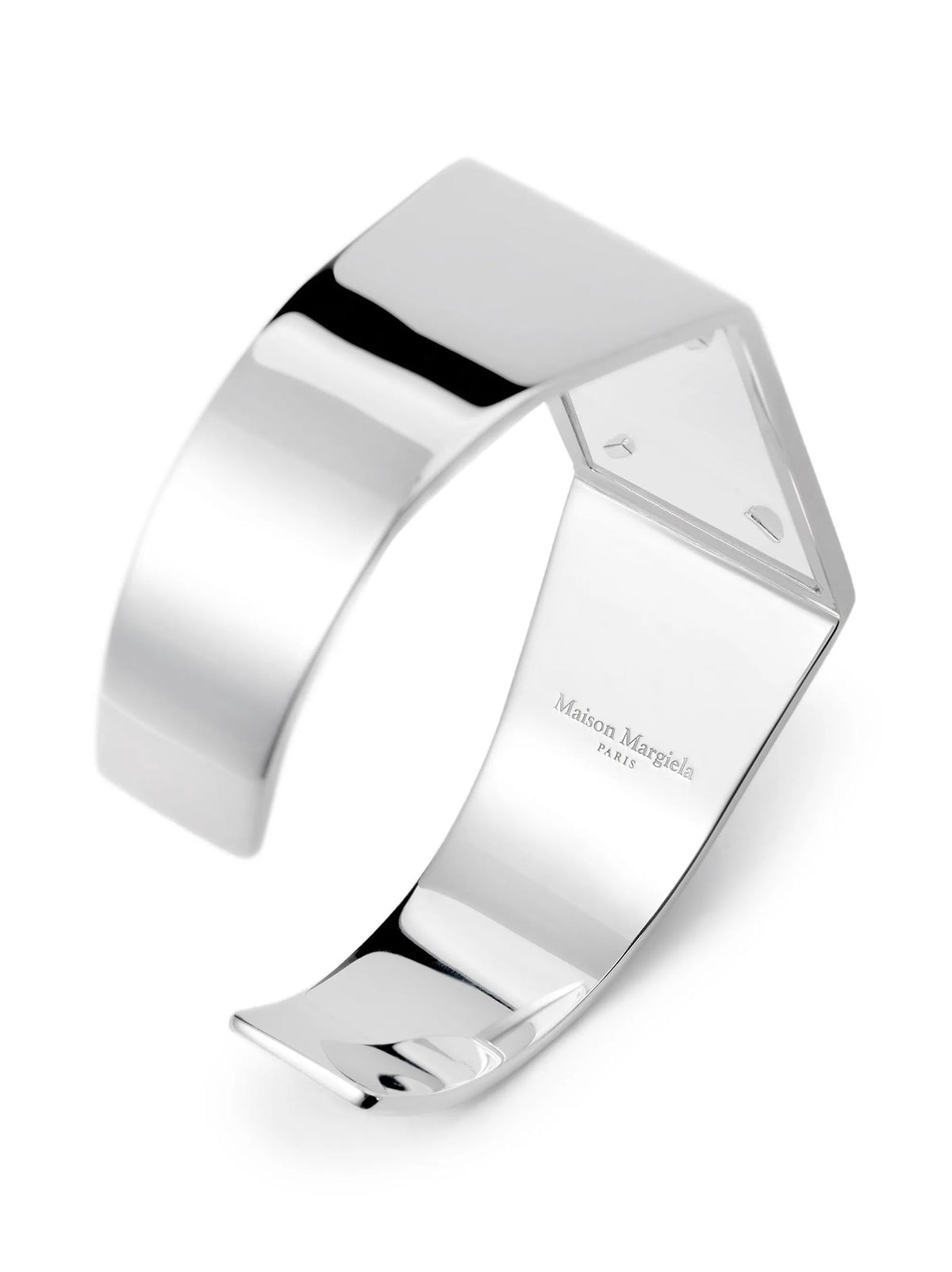 Bracelet Maison Margiela en laiton argenté