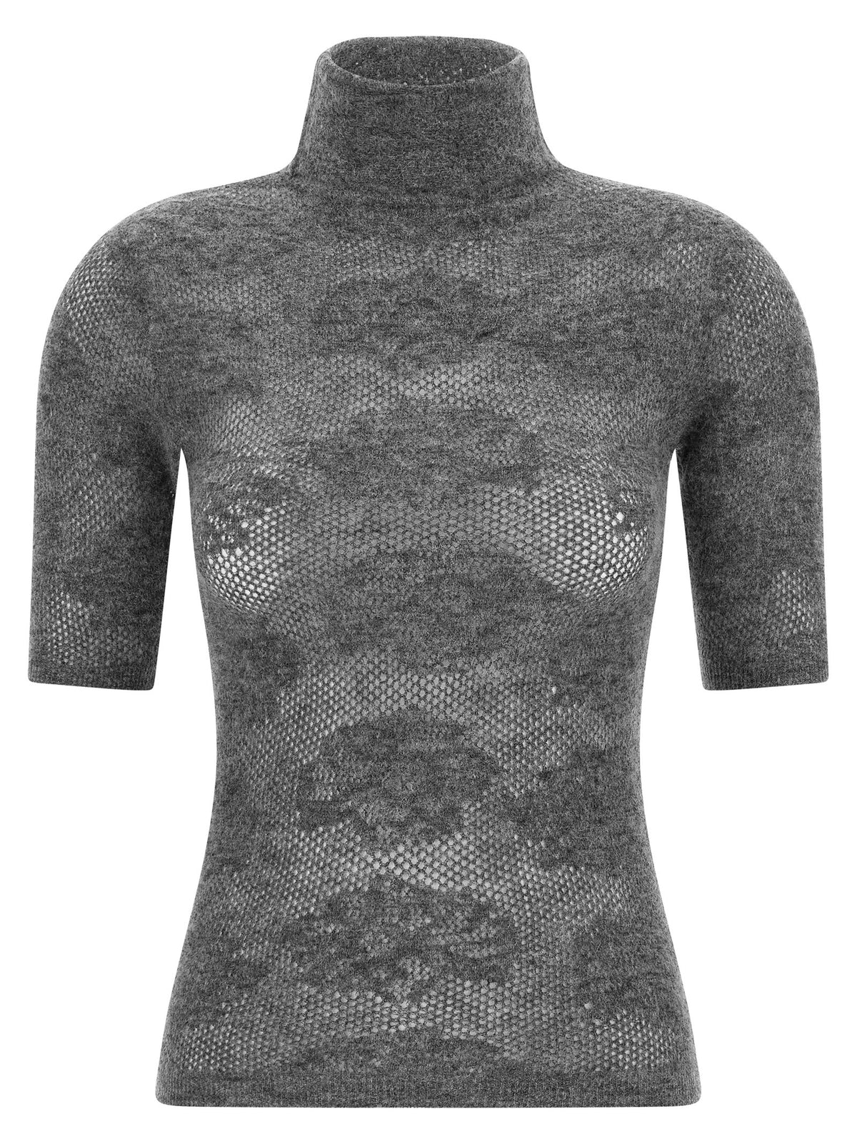 Gilet en soie gris Brunello Cucinelli