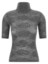 Gilet en soie gris Brunello Cucinelli