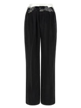 Pantalon décontracté Maison Margiela noir et cuivre