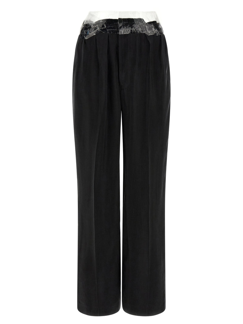 Pantalon décontracté Maison Margiela noir et cuivre