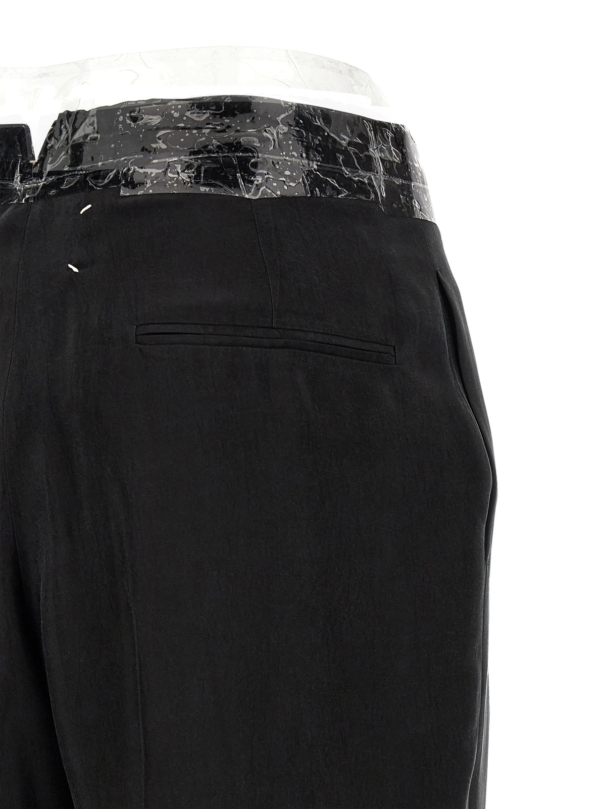 Pantalon décontracté Maison Margiela noir et cuivre