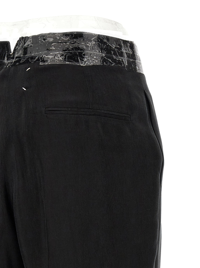 Pantalon décontracté Maison Margiela noir et cuivre