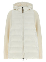Brunello Cucinelli White Polyester Full-Length Jacket