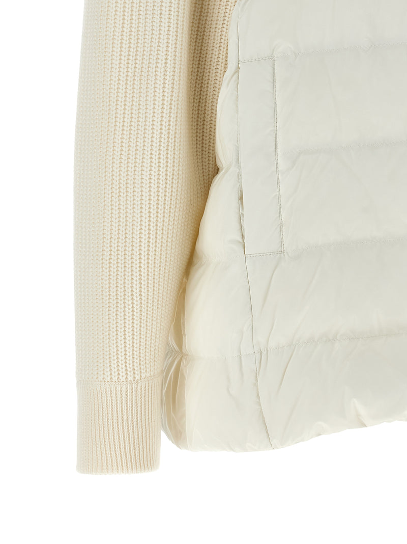 Brunello Cucinelli Veste longue blanche en polyester