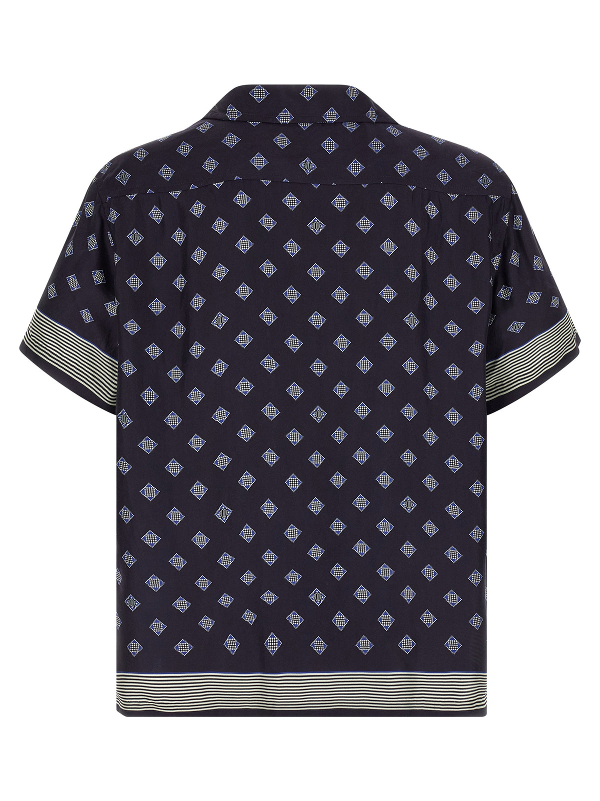 BODE Blue Silk Blouse - Foyer Diamond Design