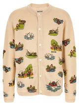 Gilet BODE en laine mérinos multicolore