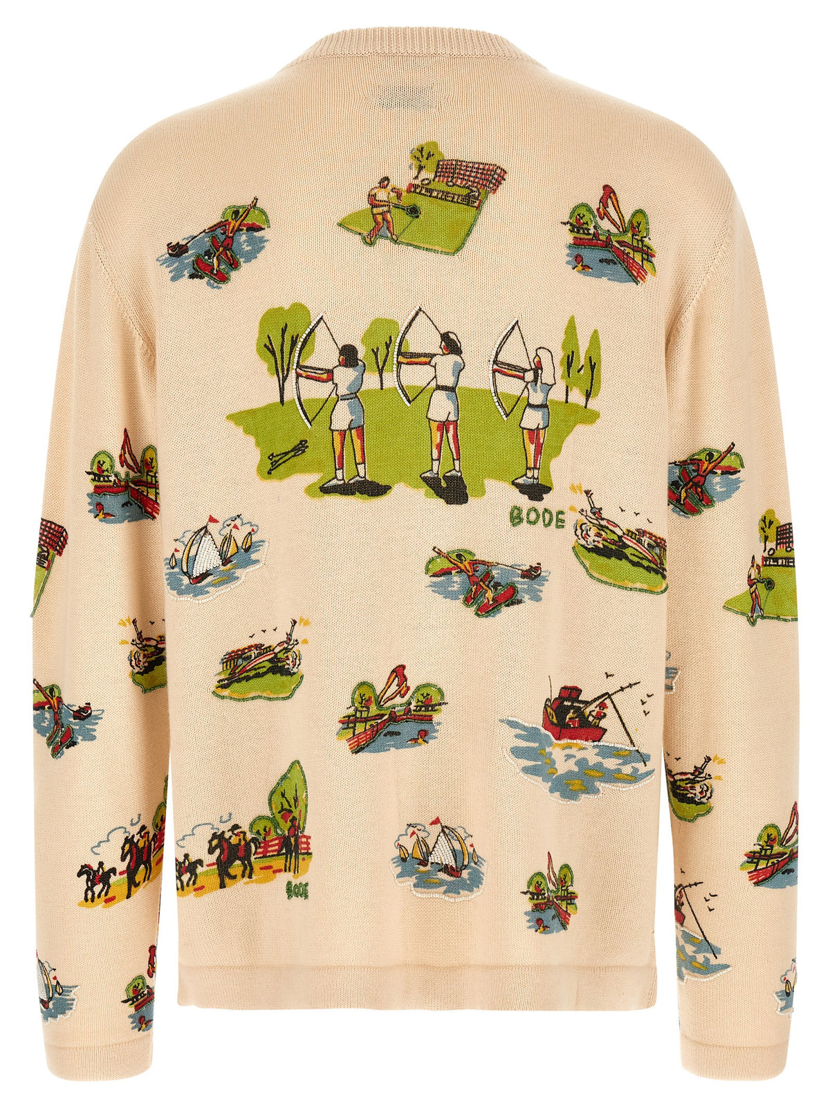 Gilet BODE en laine mérinos multicolore