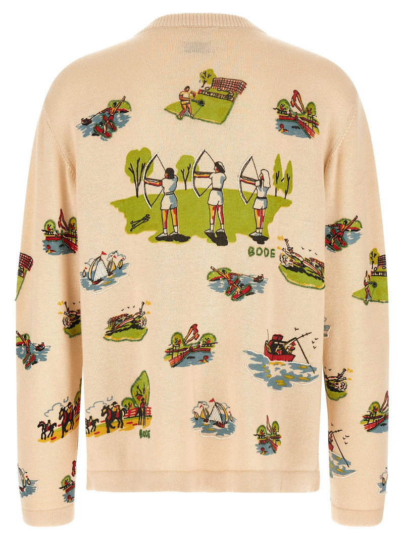 Gilet BODE en laine mérinos multicolore