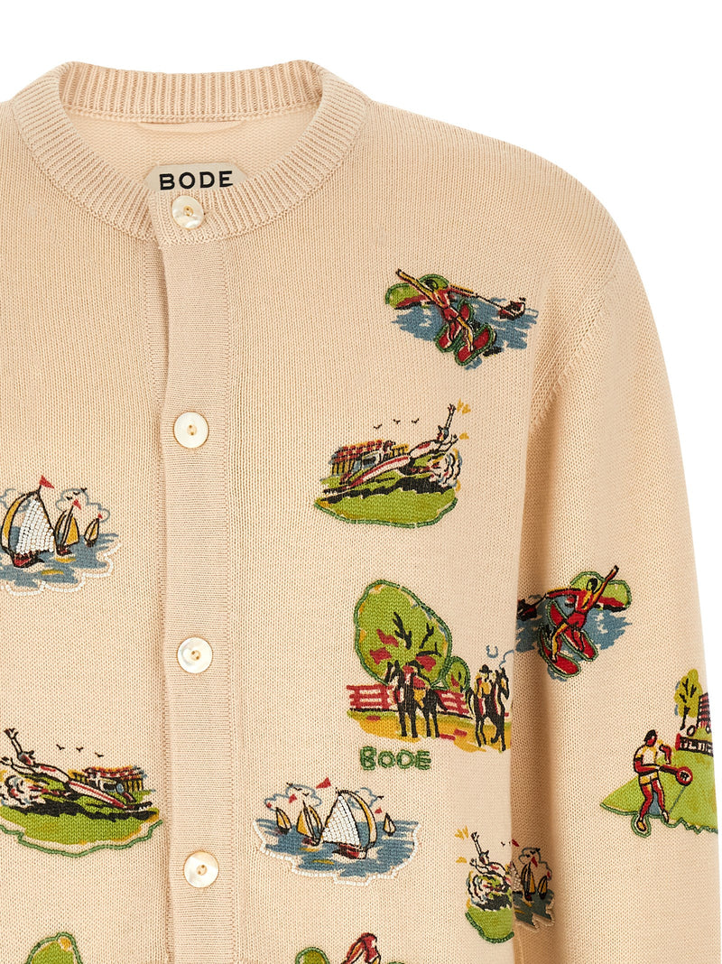 Gilet BODE en laine mérinos multicolore
