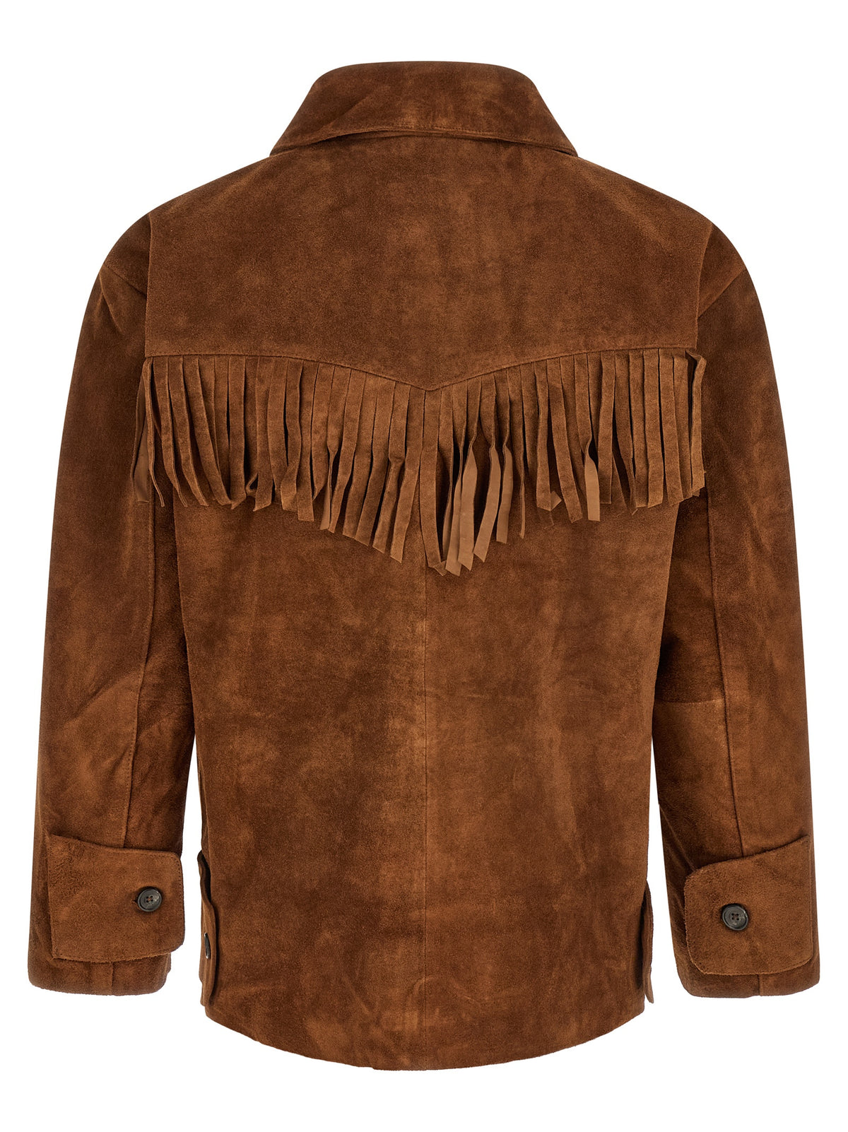 BLOUSON en cuir marron TROUVÉ
