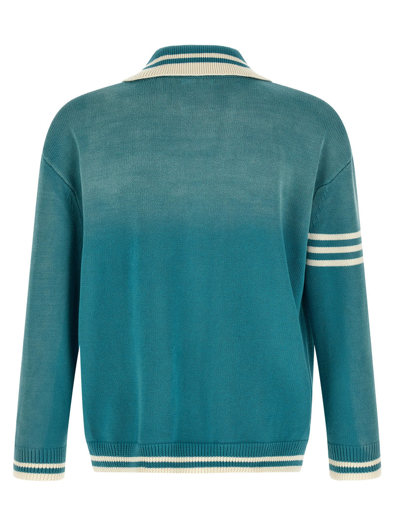 TROUVÉ Cardigan en coton bleu