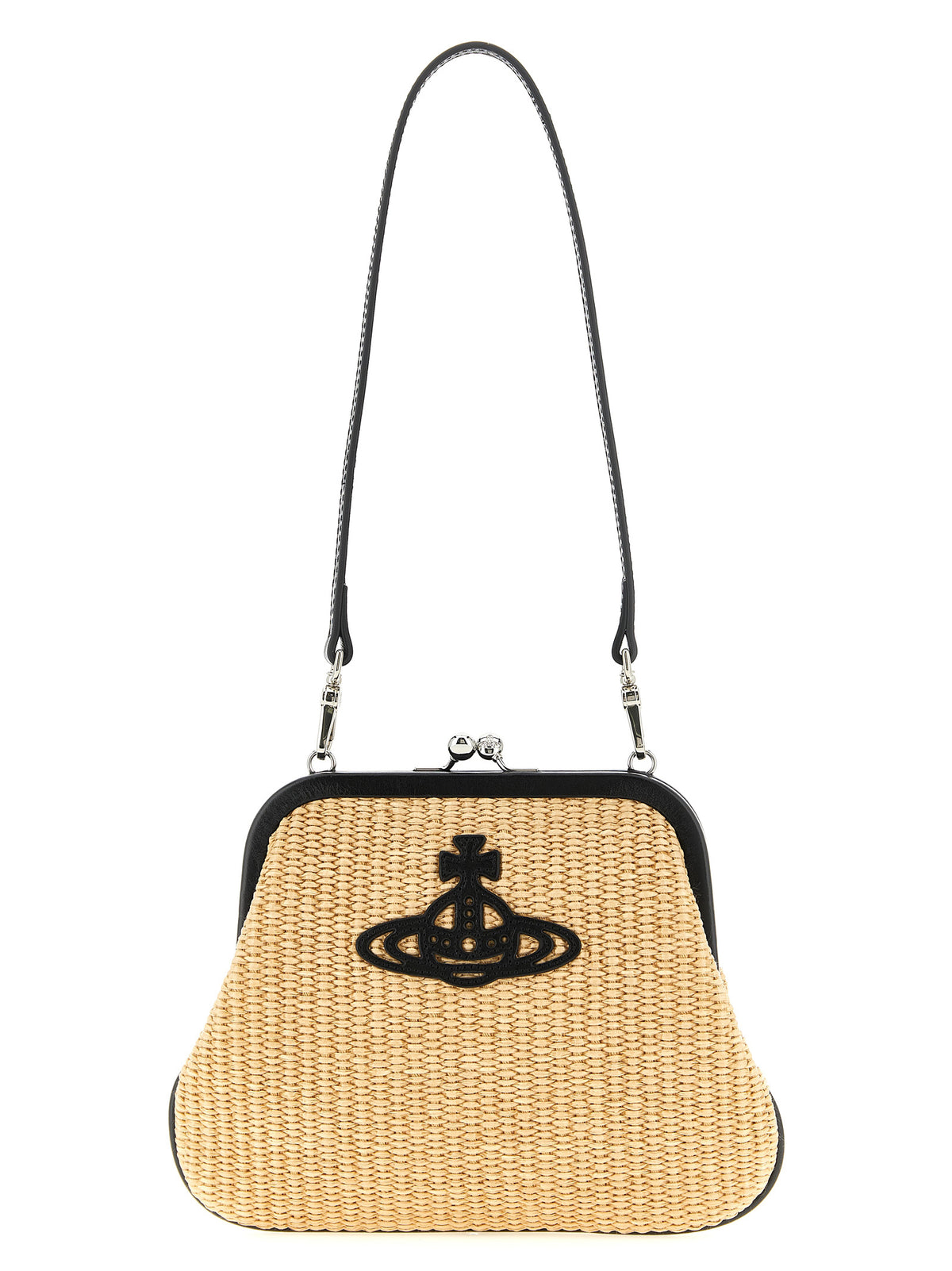 Vivienne Westwood Beige Cotton Clutch Bag