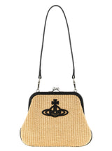 Vivienne Westwood Beige Cotton Clutch Bag