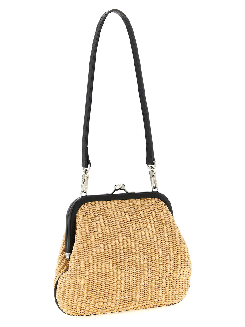 Vivienne Westwood Beige Cotton Clutch Bag