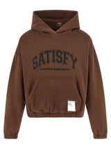 SATISFY Brown Organic Cotton Sweatshirt - Effortless Style