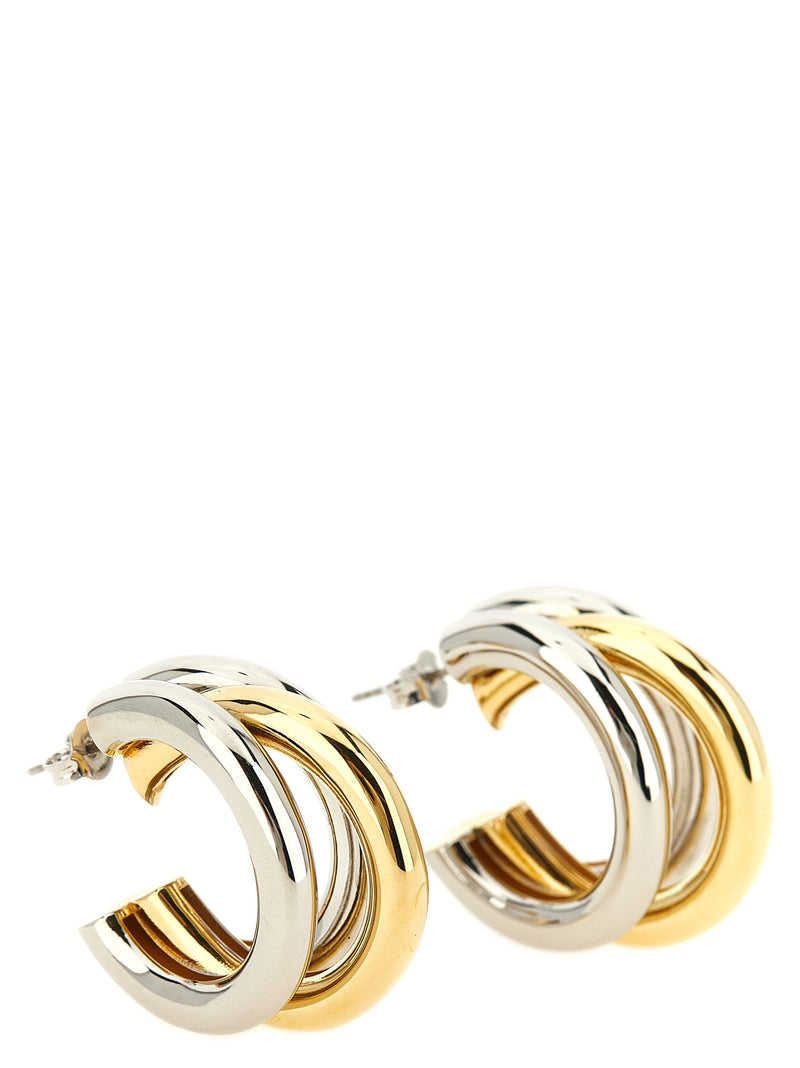 Boucles d'oreilles Paco Rabanne multicolores en laiton