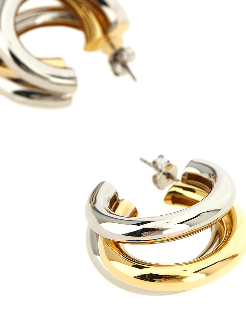 Boucles d'oreilles Paco Rabanne multicolores en laiton