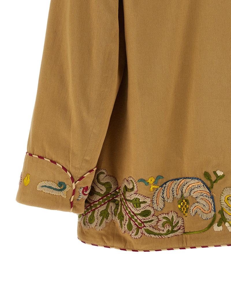 Blazer BODE en coton beige