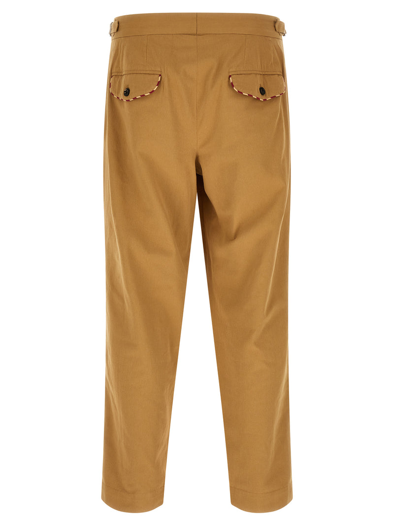 BODE Feather Runner Beige Cotton Casual Pants