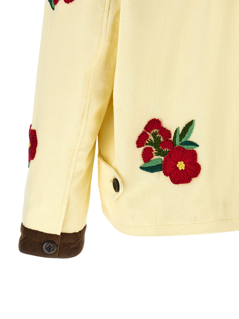 BLOUSON EN JEAN MULTICOLORE EN COTON