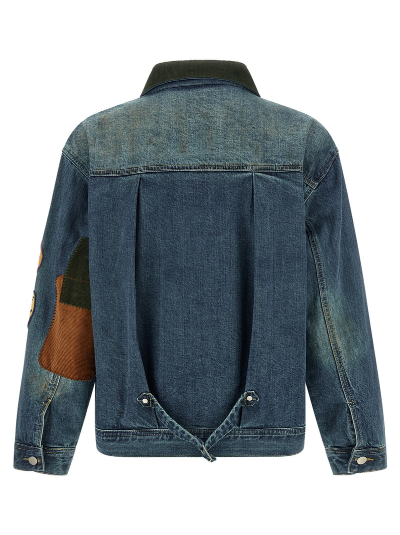 Veste en jean en coton bleue TROUVÉE